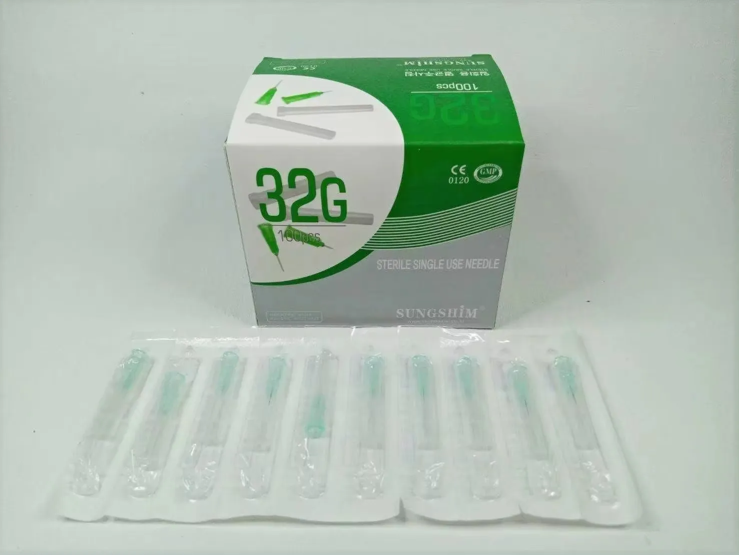 100pcs/box 32G 4mm 6mm  13mm Painless Small Needle  Eyelid Tool Parts For Tattoo Disposable Syringes Needles
