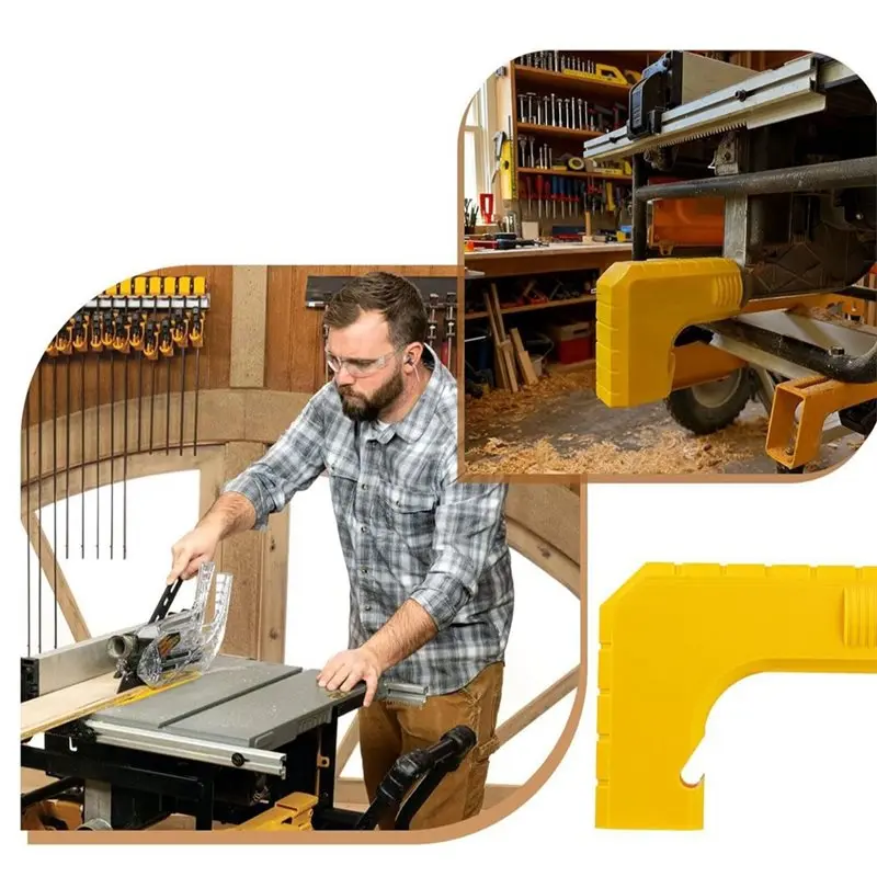 YWDZ-Dust Port Adapter For DWE7485 Table Saw- Snap-On Design, For Efficient Sawdust Dust Collection