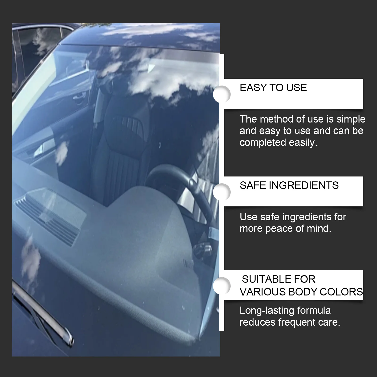1/2/3 Set Automotive Nano Coating Automotive Glossy Waterproof Antifouling Paint Car Exterior Refurbishment