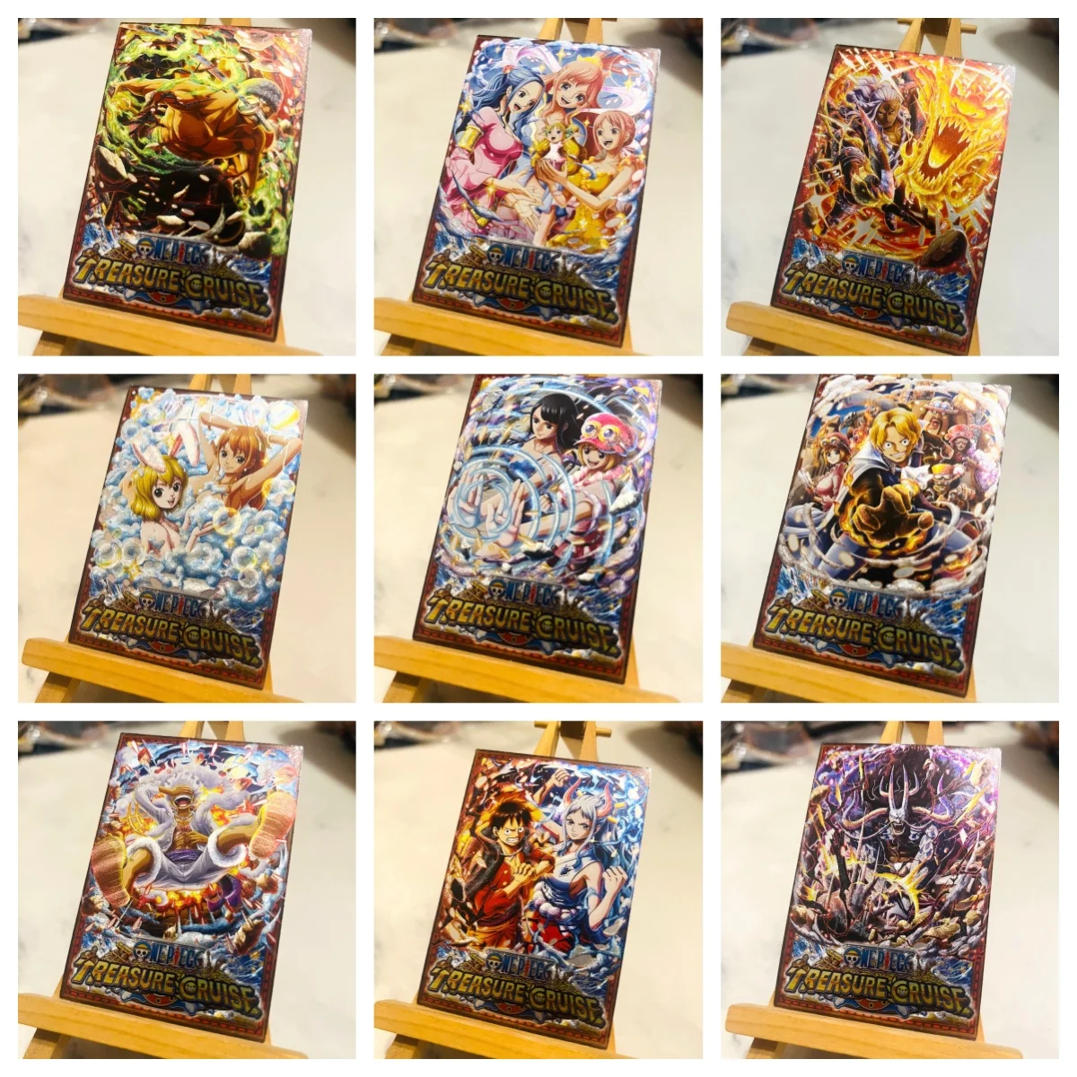 

Diy One Piece самодельные карты ослепительные легкие щелчки грубая игрушка аниме Opcg игрушка в подарок мультфильм обезьяна D Луффи