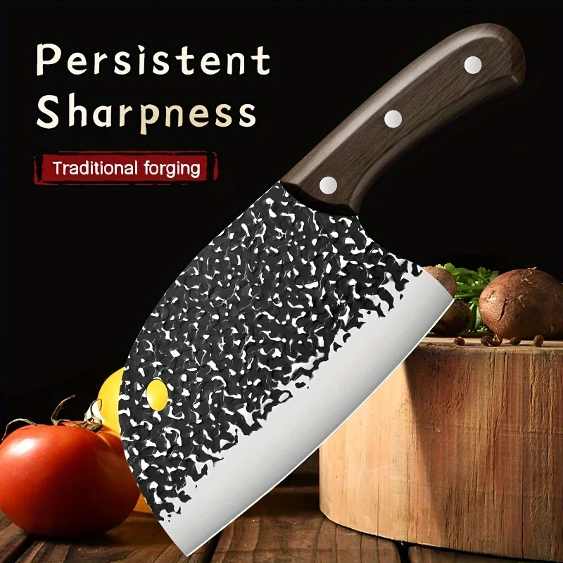 1 kitchen knife Home forged fish head knife Kitchen knife for chefs Slicer Super fast sharp meat cutter L9195