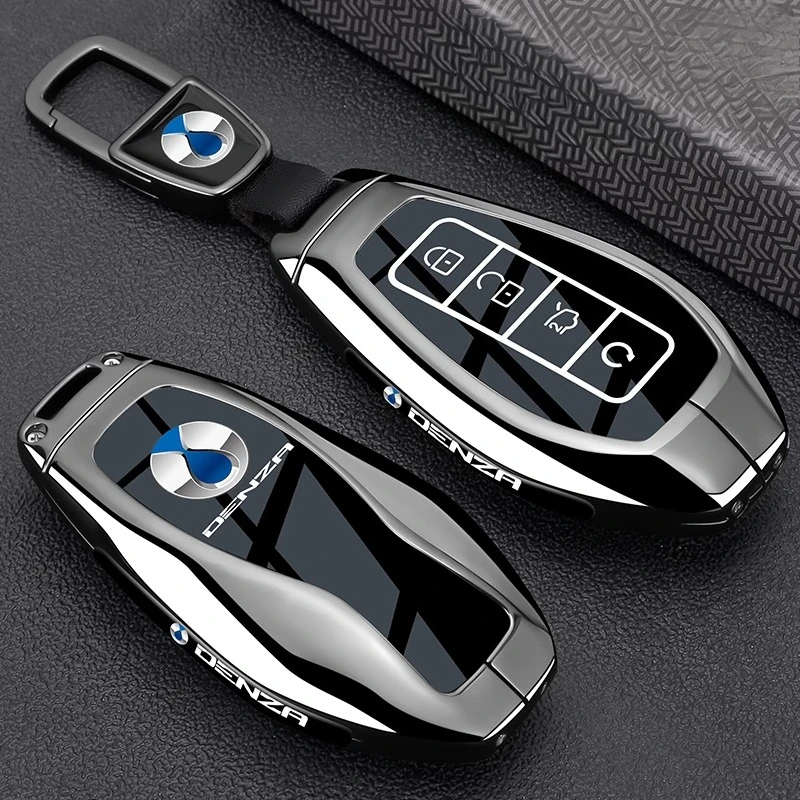 

For DENZA N9 2025 High end personalized metal key case bag Protective shell key chain