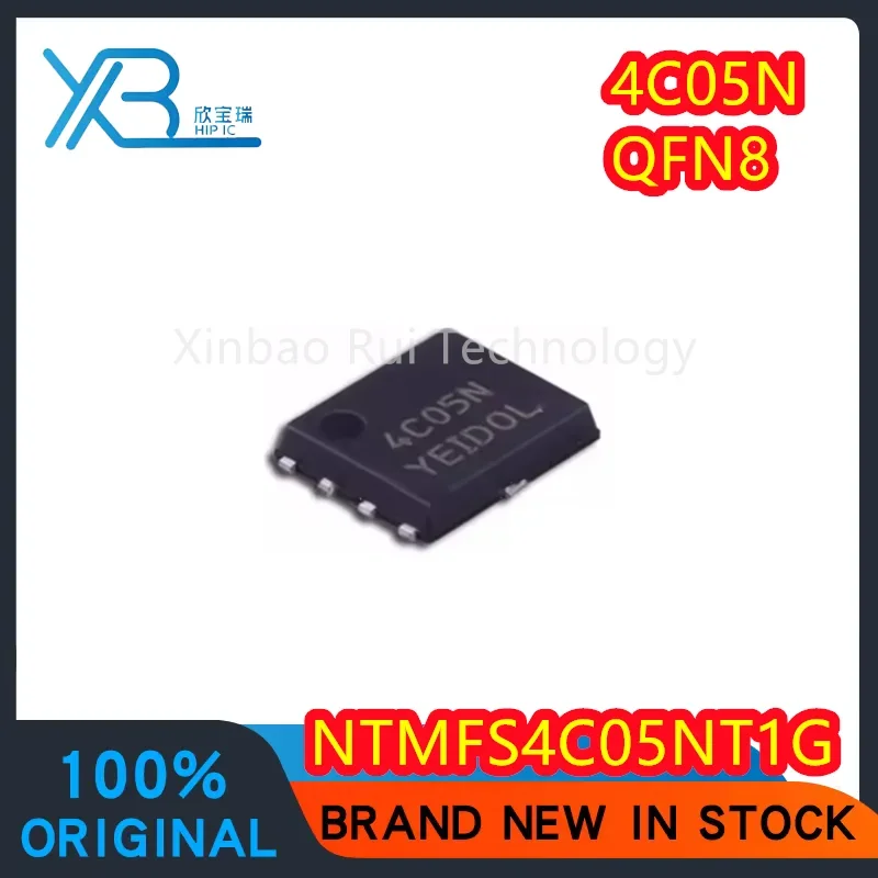 (5/10pieces) NTMFS4C05NT1G NTMFS4C05 QFN8 Parts mark 4C05N N-channel 30V MOS field effect transistor 100% brand new Electronics