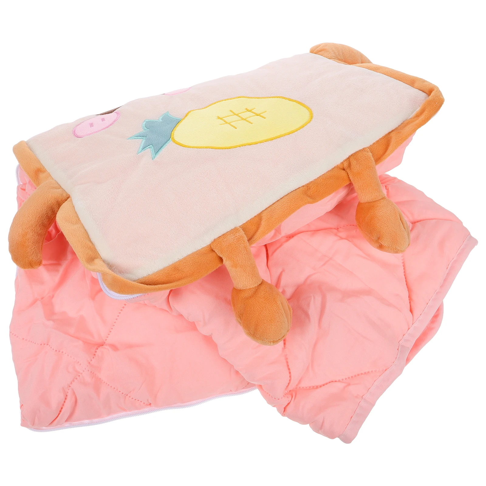 

Car Hugging Pillow Blanket Thickened Foldable Office Nap Car Pillow Soft Cushion Kids Bread Stuffed Dualsided Portable