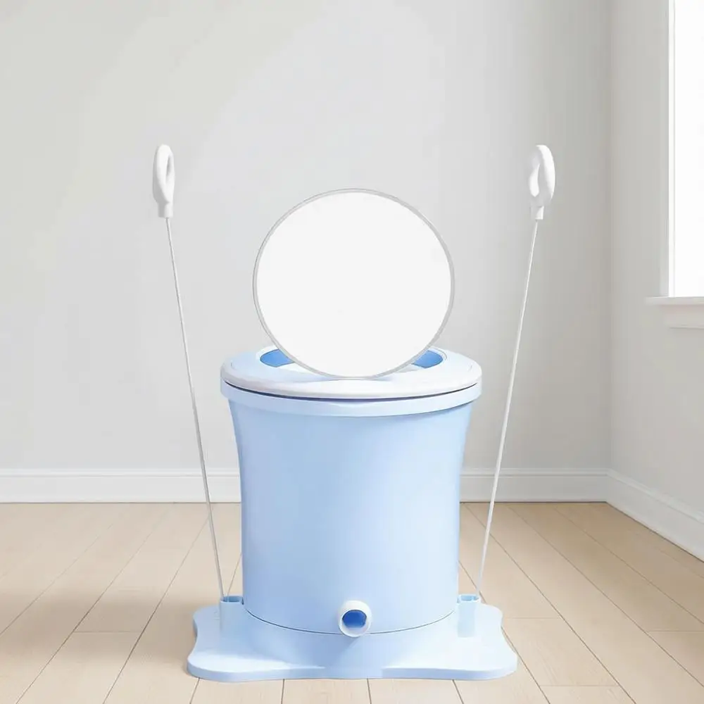 

Manual Clothes Dryer Portable Mini Spinner Compact Spin Dryer Non electric Laundry Dryer or RV, Camping, School, Aparent, Dorm (