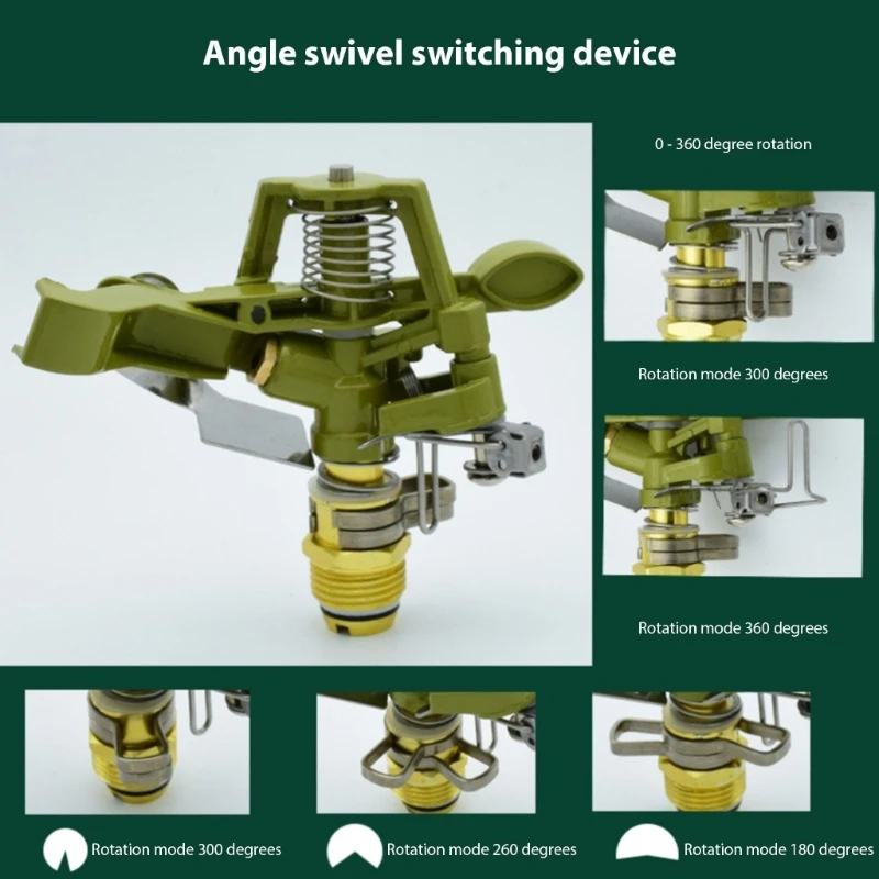 Strong Bronze Effect Water Sprinkler On Modifiable 105cm Mixture Stand 4 Pattern Configuration For Outdoor Irrigation A2BB