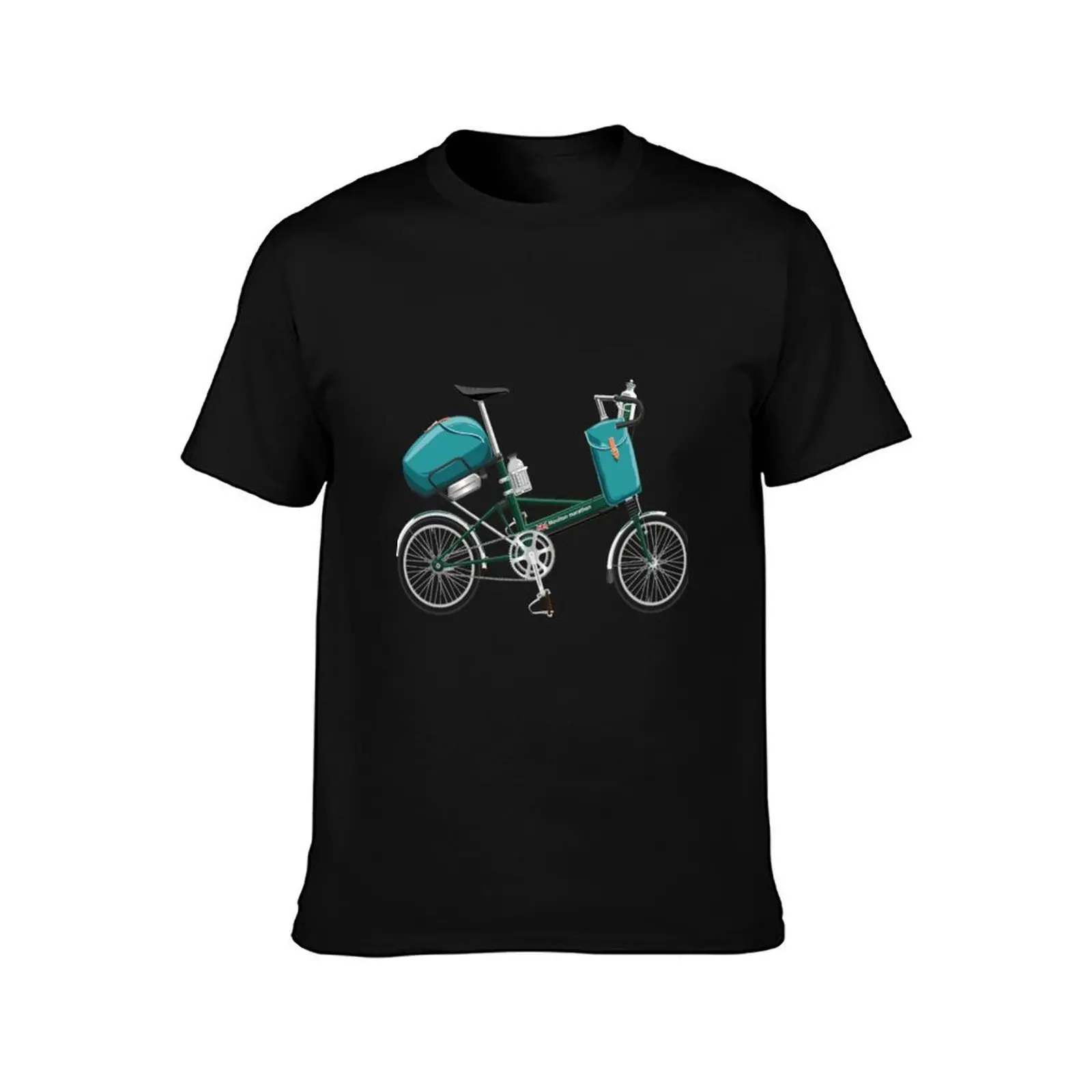 Moulton Marathon Bicycle T-Shirt Big and Tall Crew Neck Tee