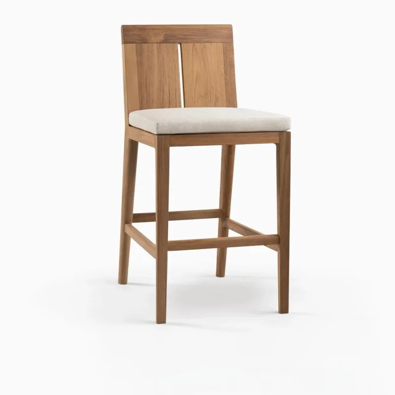 

Designer Kitchen Barstools Counter Counter High Living Room Living Room Wood Modern Bar Chairs Long Sillas Trendy Furniture
