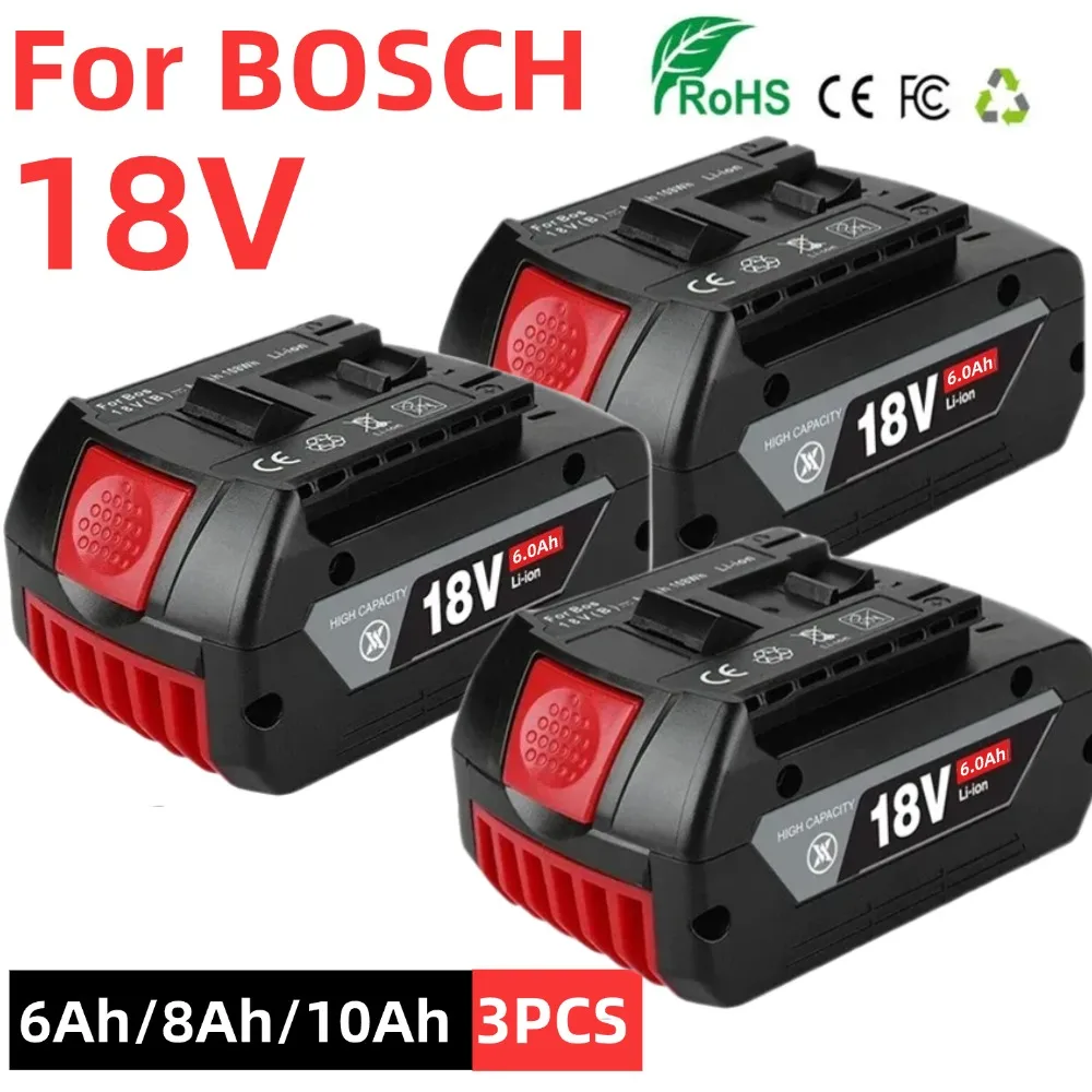 

New for BOSCH 18V Battery Accessories Screwdriver Battery Suitable for BAT609 BAT609G BAT618 BAT618G BAT614 8.0Ah for BOSCH