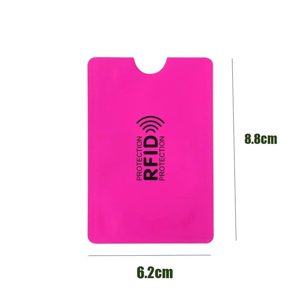 5Pcs Safety Bank Credit Cards Anti-theft Card Holder RFID Blocking Sleeve Wallet Protect Case Cover