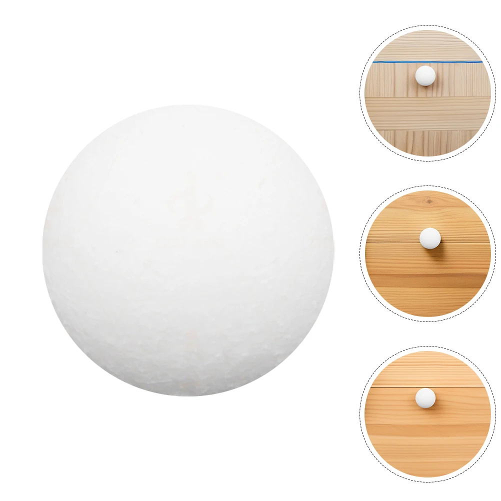 

6pcs 36Mm White Foosball Balls Standard Size Tabletop Soccer Accessories Noise Reduction Replacement For Home Office Balls