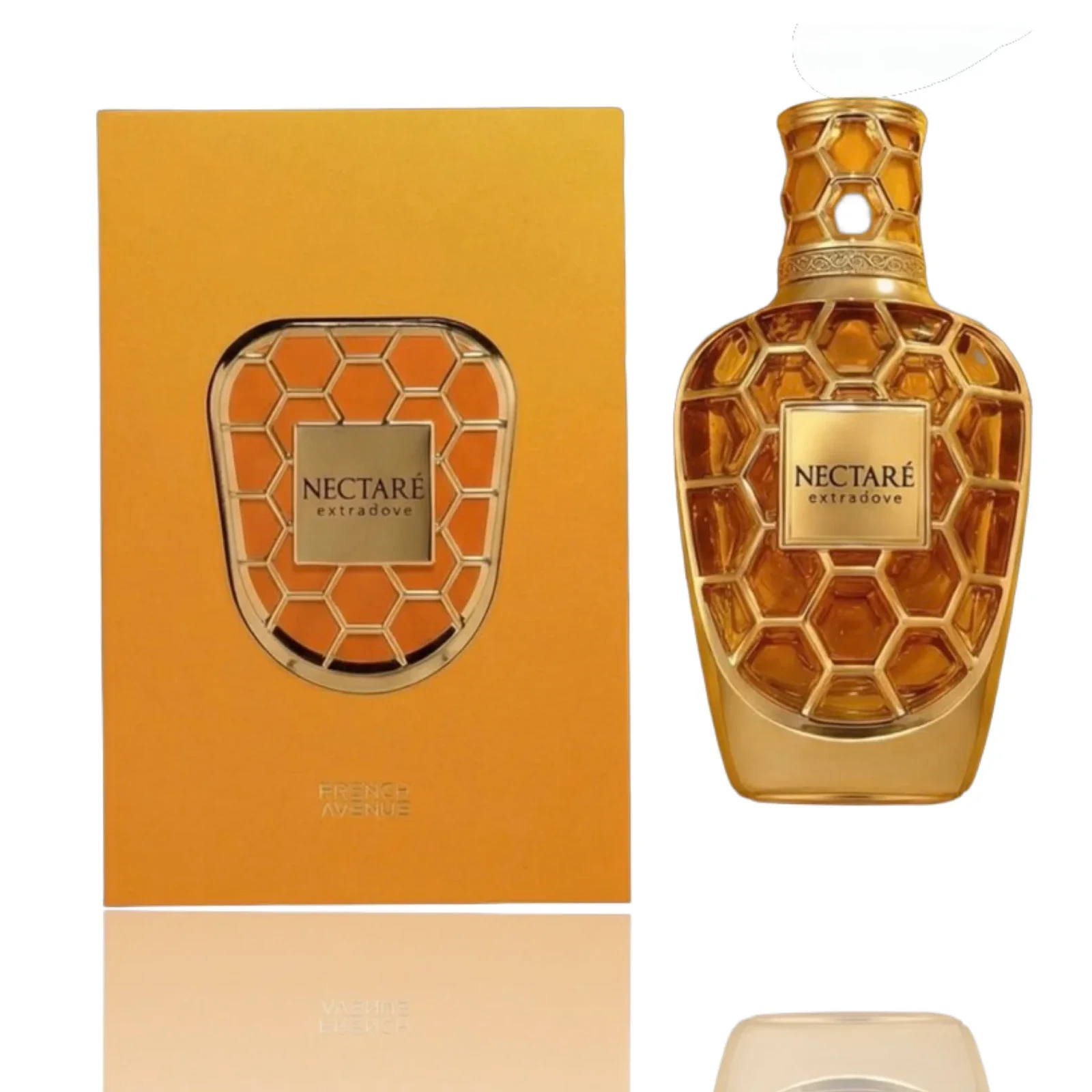 Perfume Nectare Extradose French Avenue 100ml unisex original eau de parfum fragancia cítrica floral gourmand duradera notas naranja amarga jengibre miel jazmín vainilla almizcle tabaco sofisticado