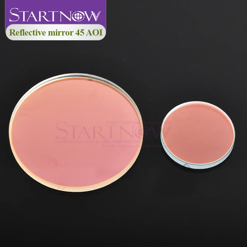 60x6mm AOI 45 Degree K9 YAG Laser Reflector 1064nm 25x3 30x5 40x3mm 60x4mm Reflect Mirror For YAG Laser Marking Cutting Machine