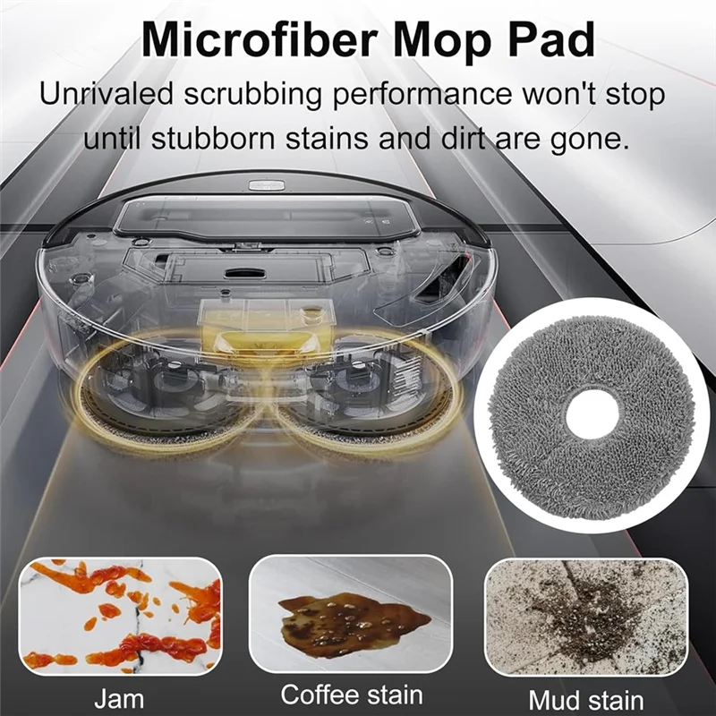 AC39-For Roborock Saros Z70/Saros Z70 Ultra Replacement 11PCS Main Side Brush Filters Mop Pads Dust Bags Vacuum Cleaner Parts