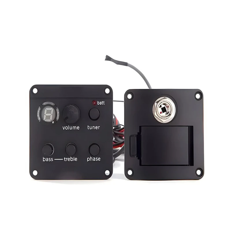 EQ Electrical Box Equalizers Volume Control Guitar Pickup Preamp System Piezo Pickup Tuner For Classical Acoustic Guitar