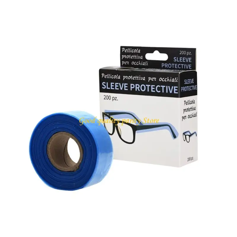 

M4YA 200pcs Anti Slip Glasses Frame Protectors Heat Resistant Glasses Leg Sleeves for Hair Coloring Safety Use