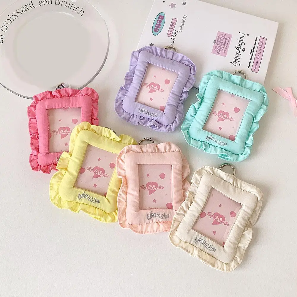 Etui na karty, woreczek na karty, etui na karty fotograficzne, zawieszka do przechowywania zdjęć, miękki, słodki, w kształcie poduszki 3-calowej, modny pokrowiec na karty w stylu INS.