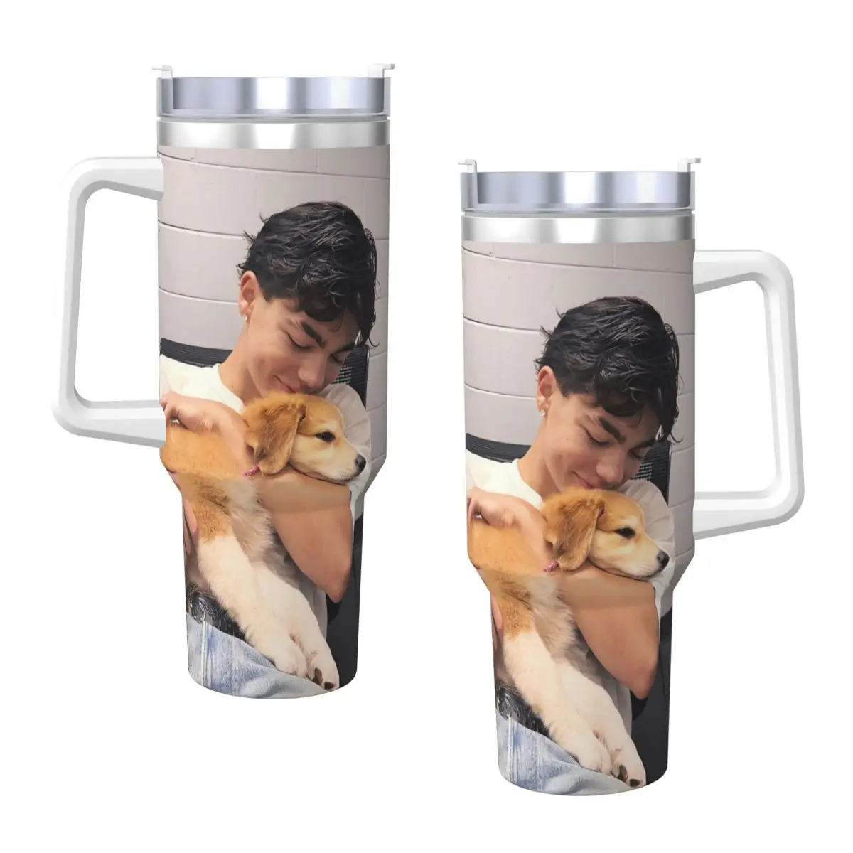 

Malachi Barton Stainless Steel Tumbler Travel Thermal Cups With Straws and Lid Large Car Mugs Cold and Hot Water Bottle