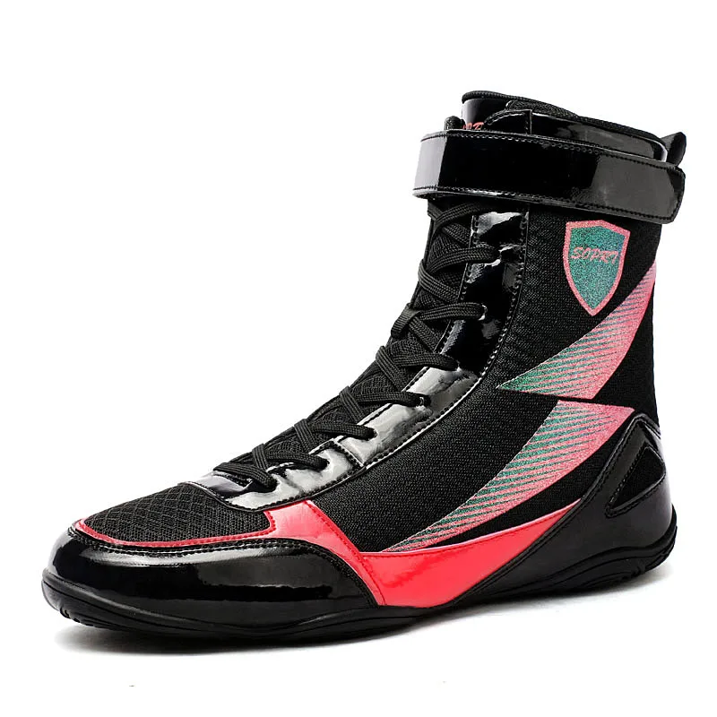 2025 وصول جديد الأكثر مبيعا للجنسين عالية الجودة عدم الانزلاق دائم أحذية المصارعة أحذية تدريب الملاكمة أحذية رياضية