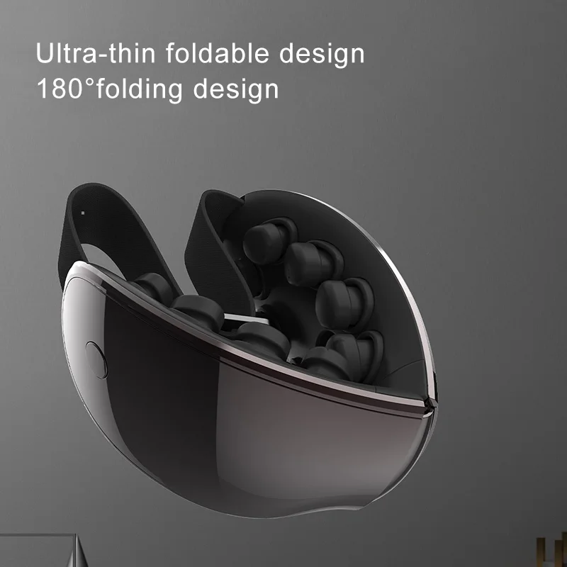 Hot Music Air Vibration Electric Care, Bluetooth Eye Massager with Hot Press