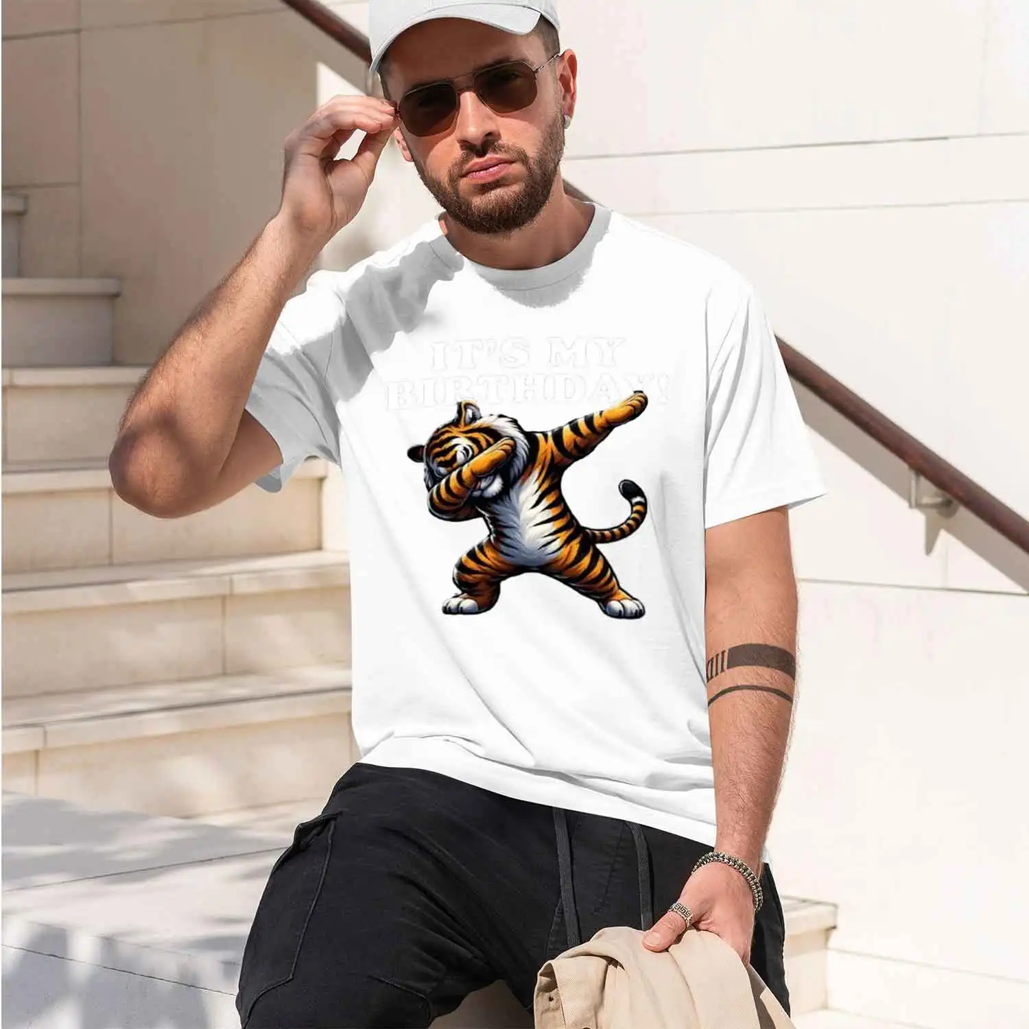 It's My Birtay Dabg Tiger for s Dabg Tiger - T-Shirt Utility Short Sve Shirt 2026 New Model Short-sleeve crewneck T-Shirt Classi