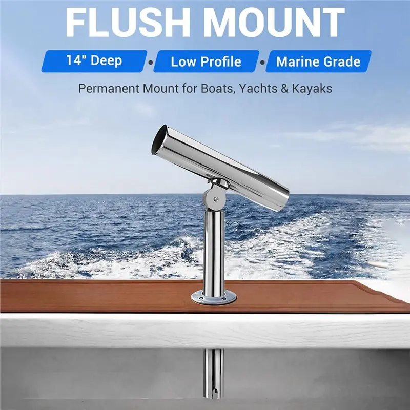 Outrigger Fishing Rod Holders Adjustable Pole Holder For Trolling For Marine Boat, Kayak, Yacht-AT20