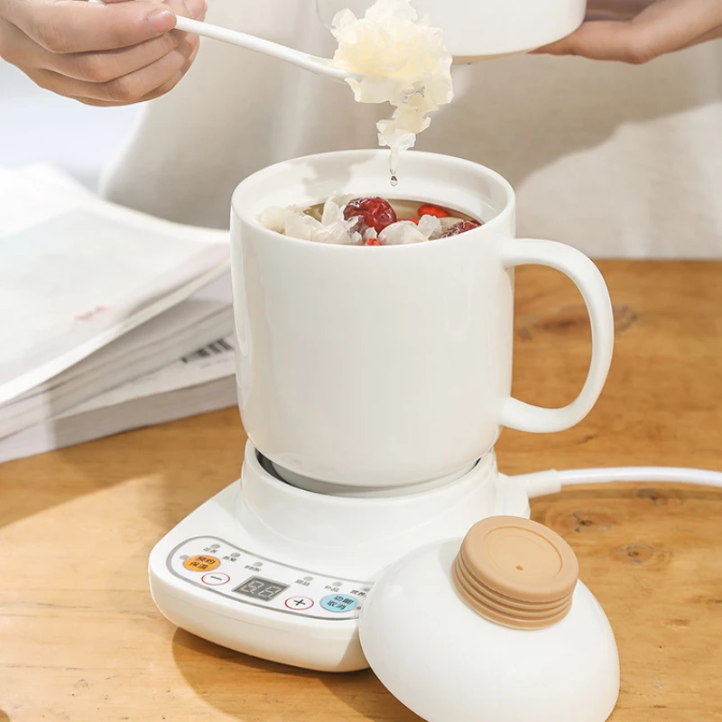 Fully Automatic White Glazed Appliance Intelligent Reservation Health Pot Multi Function Electric Kettle Bone Porcelain Stew Cup