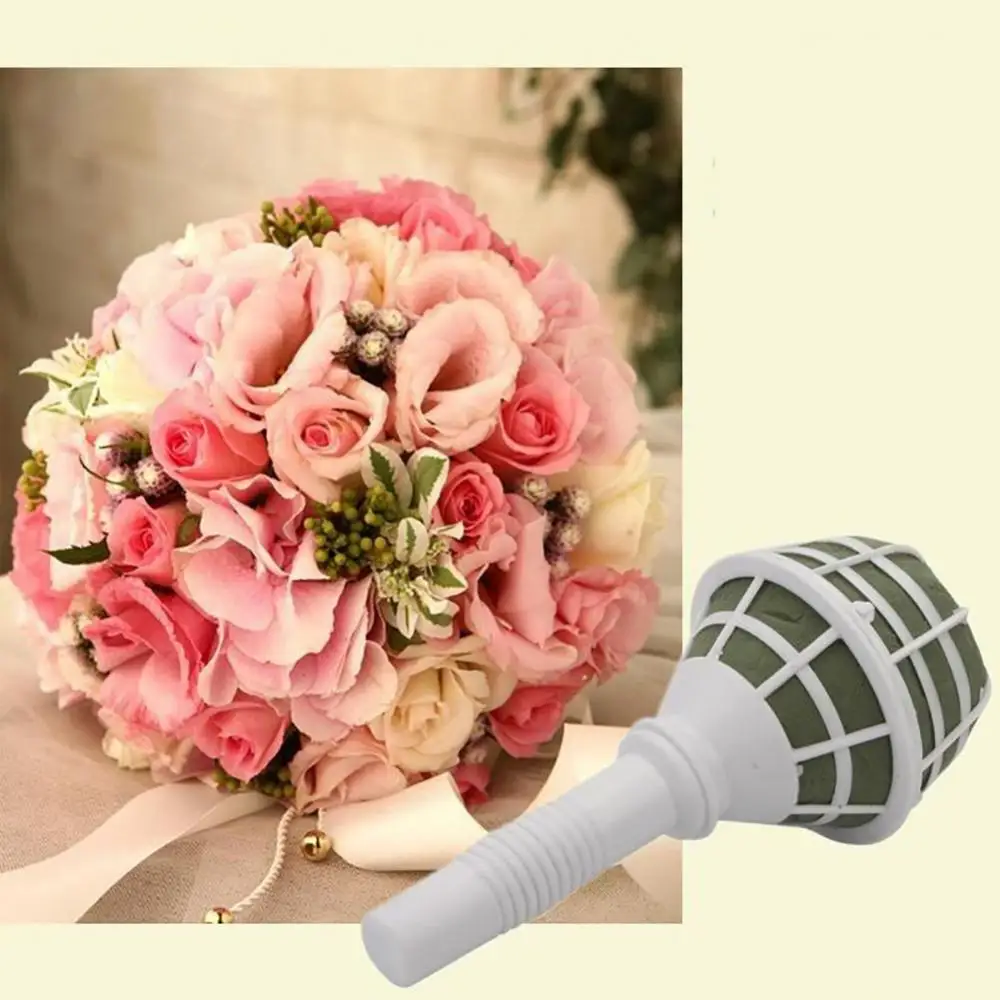 Bridal Wedding Bouquet Foam Holder DIY Party Decoration Flower Mud Foam Holder Wedding Bouquet Holder Base Flower Bracket