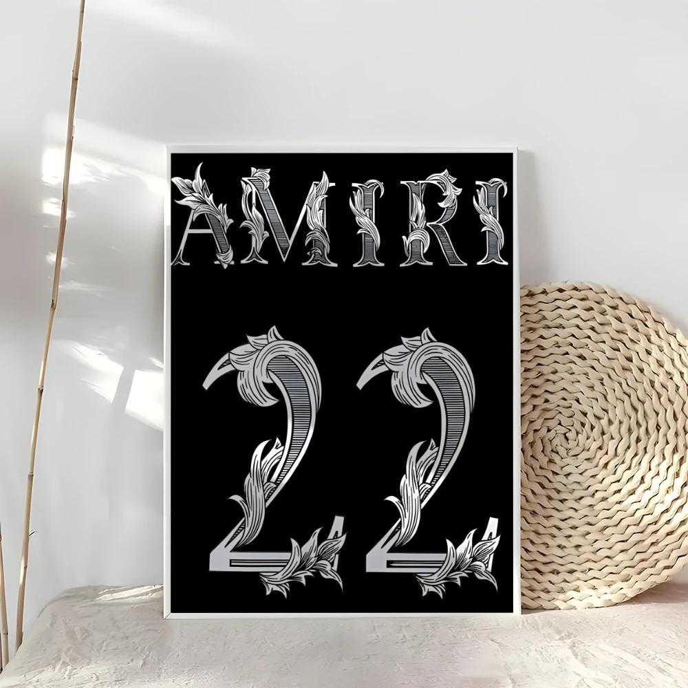 ملصق A-Amiri لتزيين هدايا العطلات مصمم للمنزل والمطعم والمكتب والفضاء