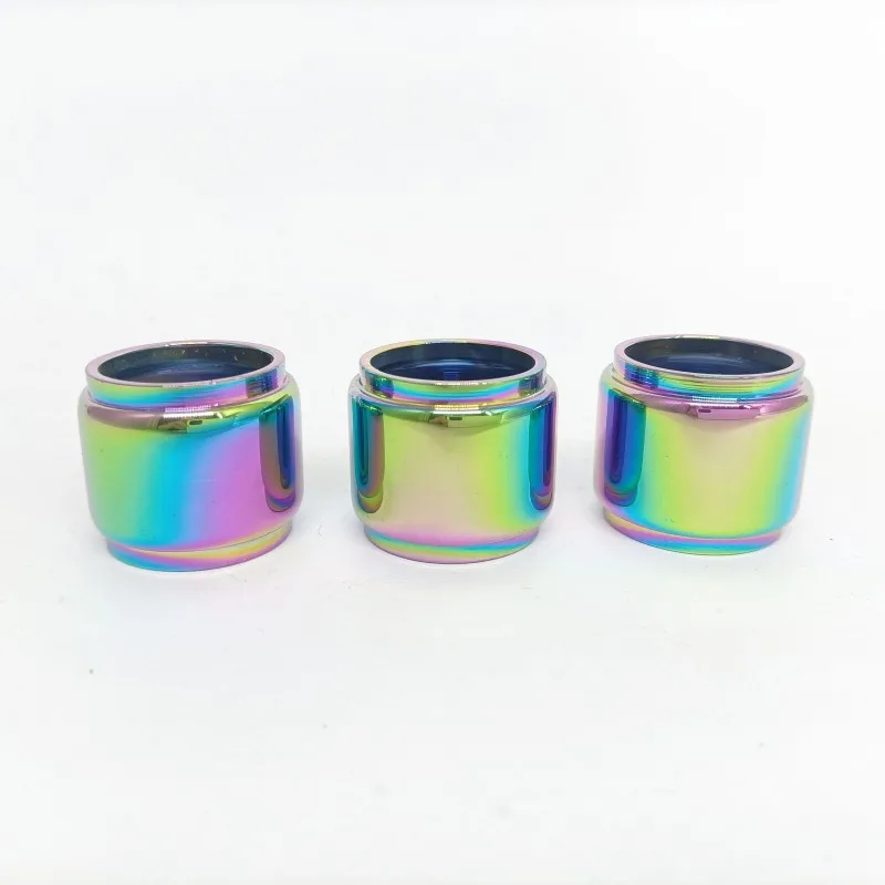 3PCS Rainbow Glass Tank For SMOK TFV16 tank 9ml / TFV16 Lite tank 5ml / TFV18 Tank 7.5ml / Morph 2 kit 7.5ml / TFV12 PRINCE 8ml