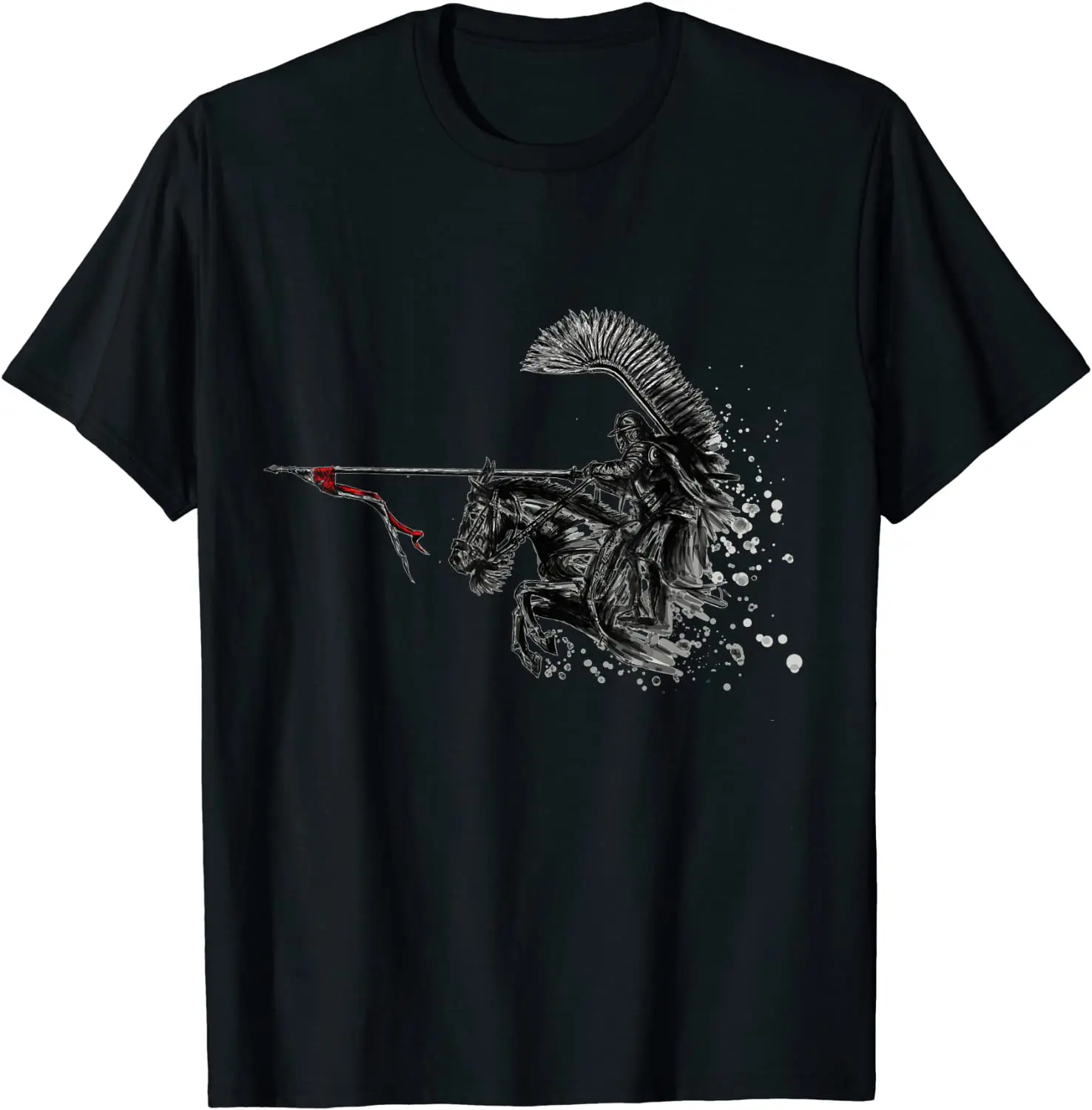 Polish Winged Hussar Cavalry T-Shirt. Summer Cotton Short Sleeve O-Neck Mens T Shirt New S-3XL