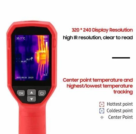 Brand New UNI-T UTi120S Infrared Thermal Camera 120x90 IR Resolution Handheld Thermal Imaging Camera 10800 view 5