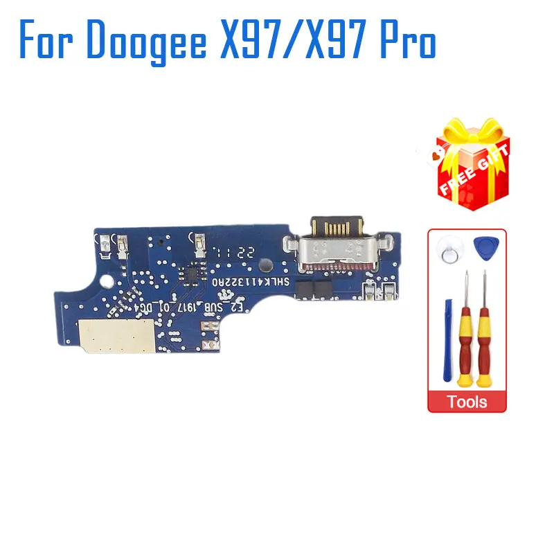 

New Original Doogee X97/X97 Pro USB Board Base Plug Charge Port Board Accessories For Doogee X97 Pro Smart Cell Phone