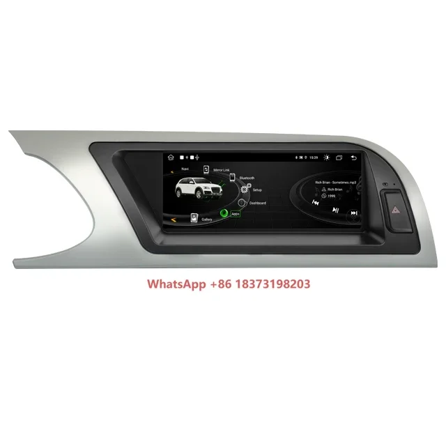 

8.8inch Android 9 Smart Car Navigation System for A4L 2009-2012 Built-in USB Connection Dashboard Mount Full Network