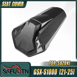 For GSX-S1000 GSXS1000 Passenger Pillion Rear Seat Cover Cow For Suzuki GSX-S GSXS 1000 2021 2022 2023 2024 2025 Motorcycle