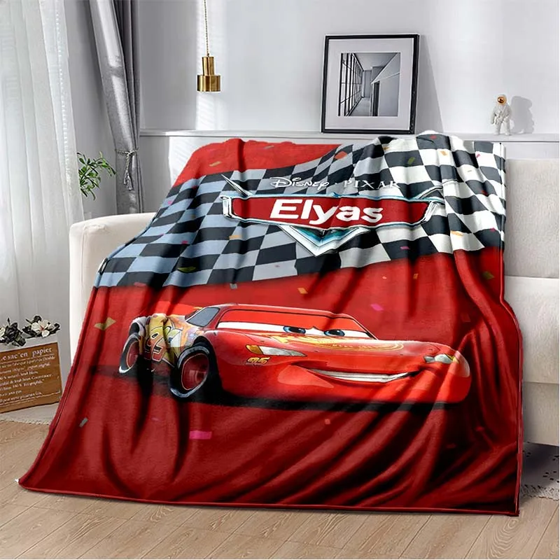 

Disney Cartoon Cars Room Warm Blanket Comfortable Soft Portable Travel Picnic Blanket Gift for Family or Friends