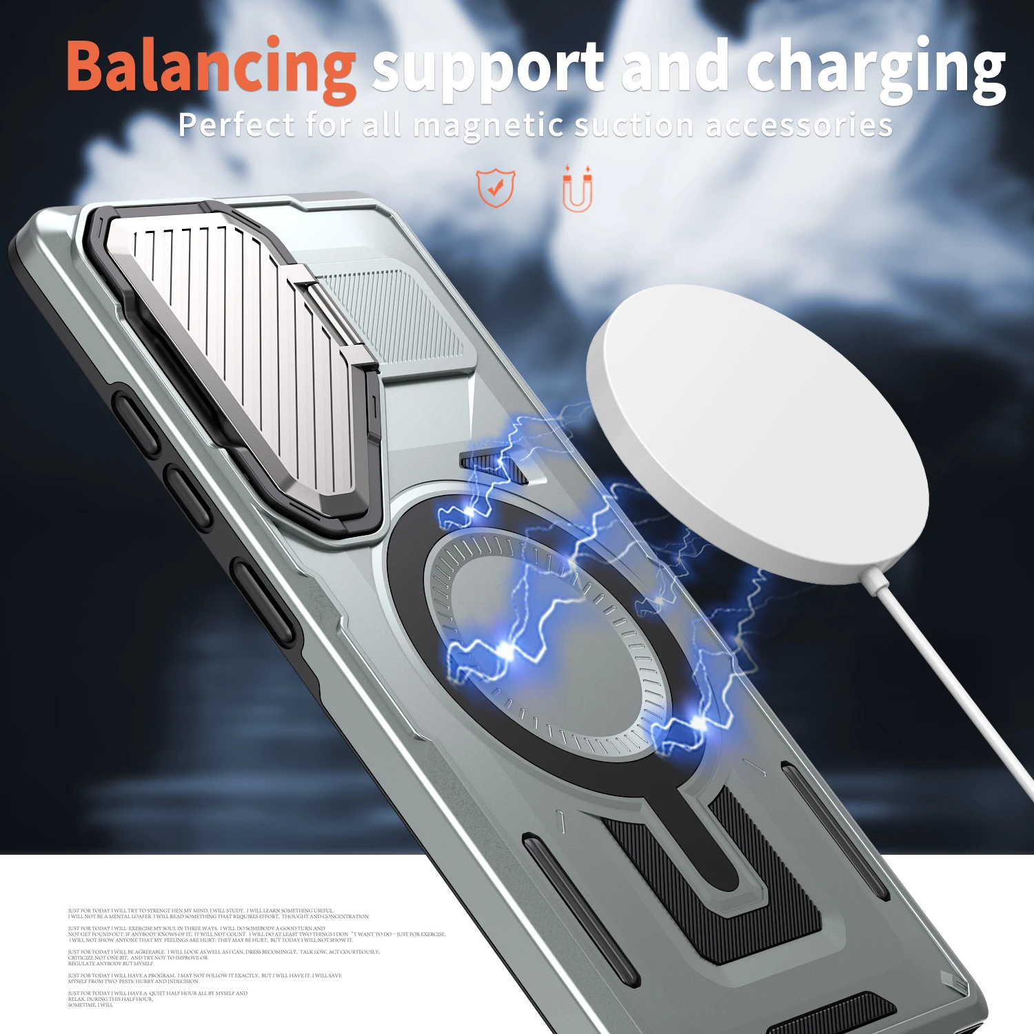 Shockproof Armor Case For Samsung Galaxy S26 Ultra S26 Plus S26 For Magsafe Wireless Charging Camera Protection Cover Funda - view 2