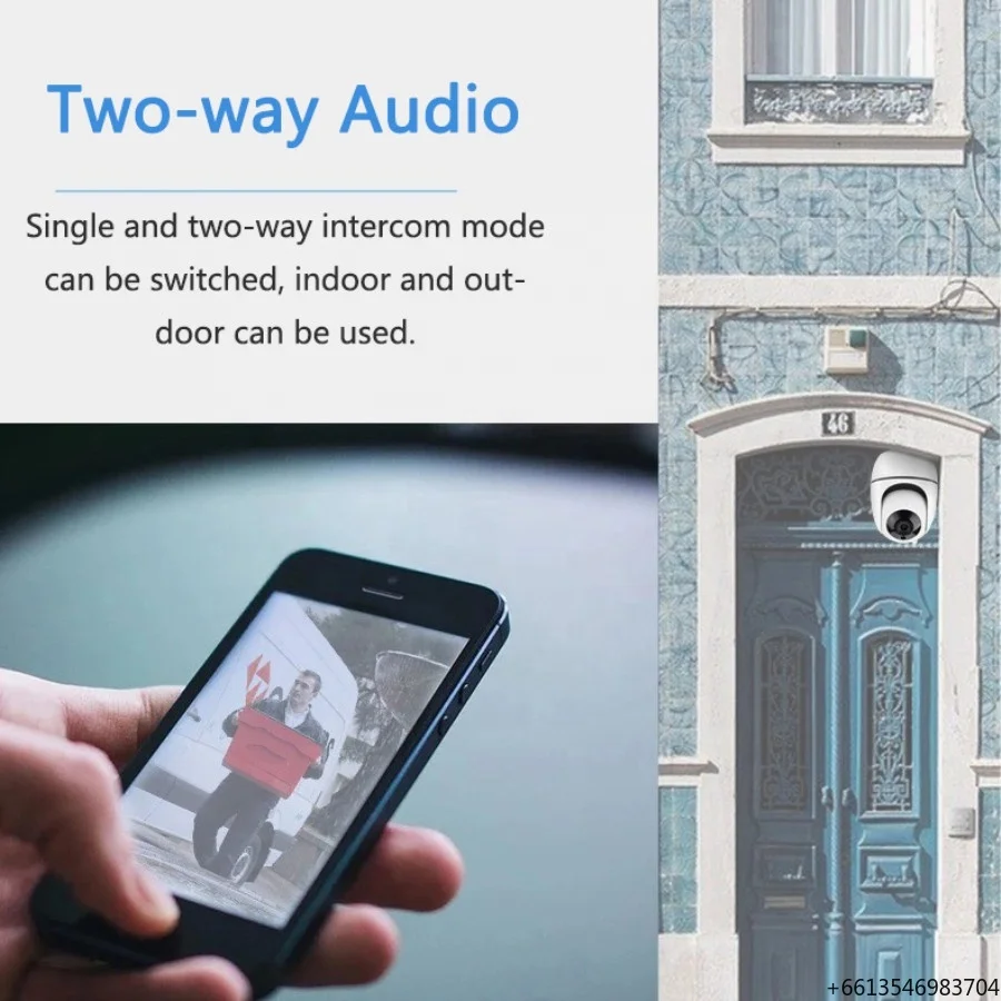 1080P FHD PTZ Auto Tracking Home Security Camera Night Vision Two Way Audio Wifi IP Camera CCTV Surveillance Cameras TUYA
