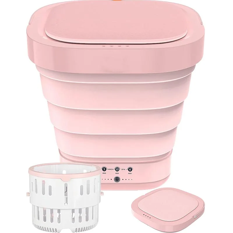 Portable Small Mini Folding Automatic Foldable Washer Dryer Washing Machine With Dryer