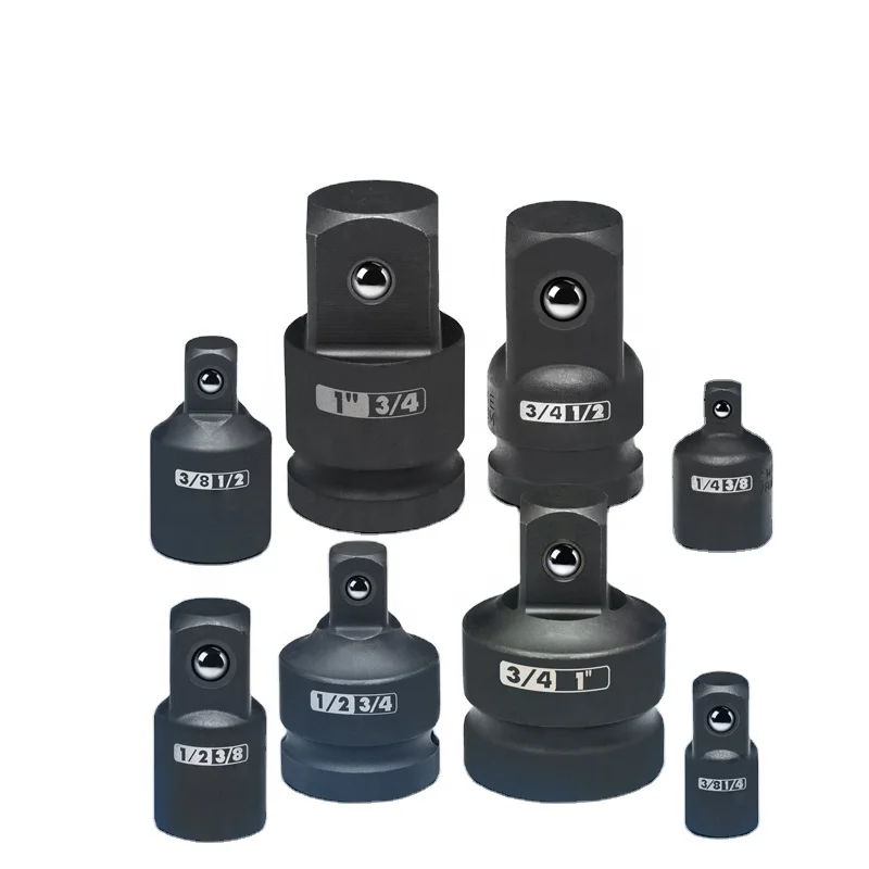 Hand Tool Impact Socket Accessories 8 Pcs Impact Socket Adaptor Set for Ratchet Wrench & Power Tools