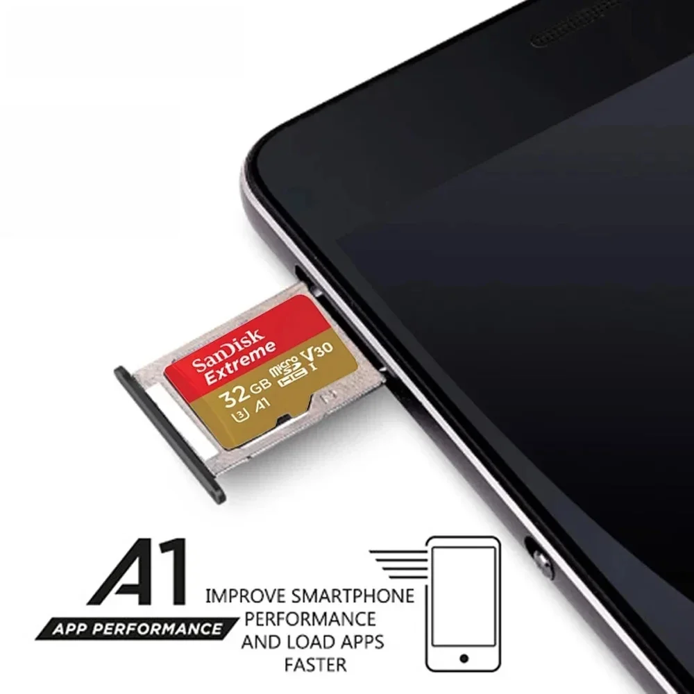 بطاقة ذاكرة أصلية بطاقة ذاكرة صغيرة للغاية بطاقة SD GB A2 A1 V30 U3 بطاقات فلاش 64GB 32GB بطاقة TF Original Memory Card Extreme Micro SD Card 256GB A2 A1 V30 U3 Flash Cards 64GB 32GB TF Card 128GB Memory Microsd