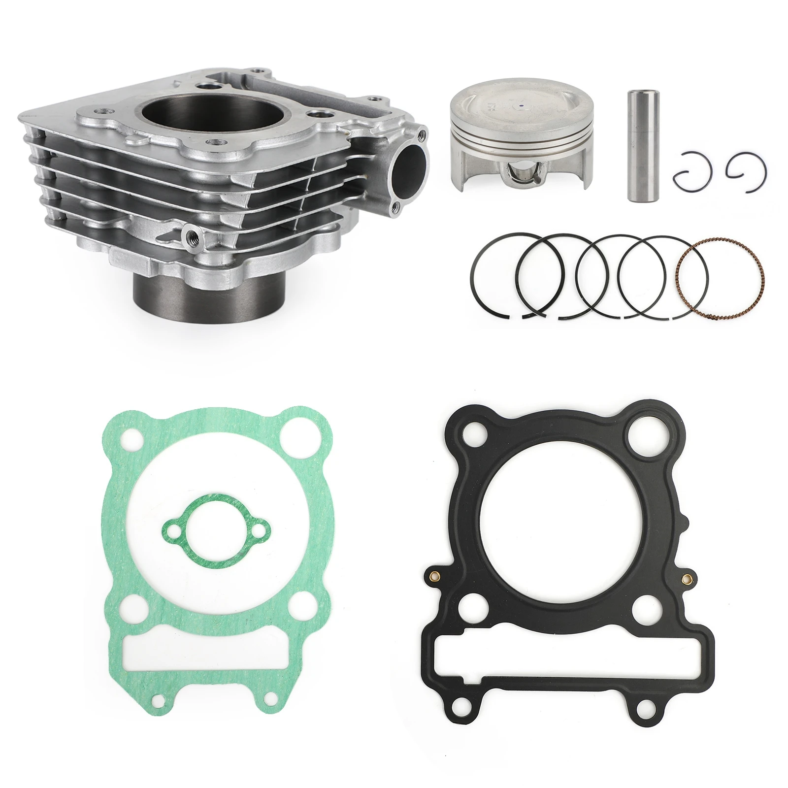 Engine Cylinder Barrel Piston Gasket Kit For Yamaha YBR250 XT250 YFM 250 Raptor