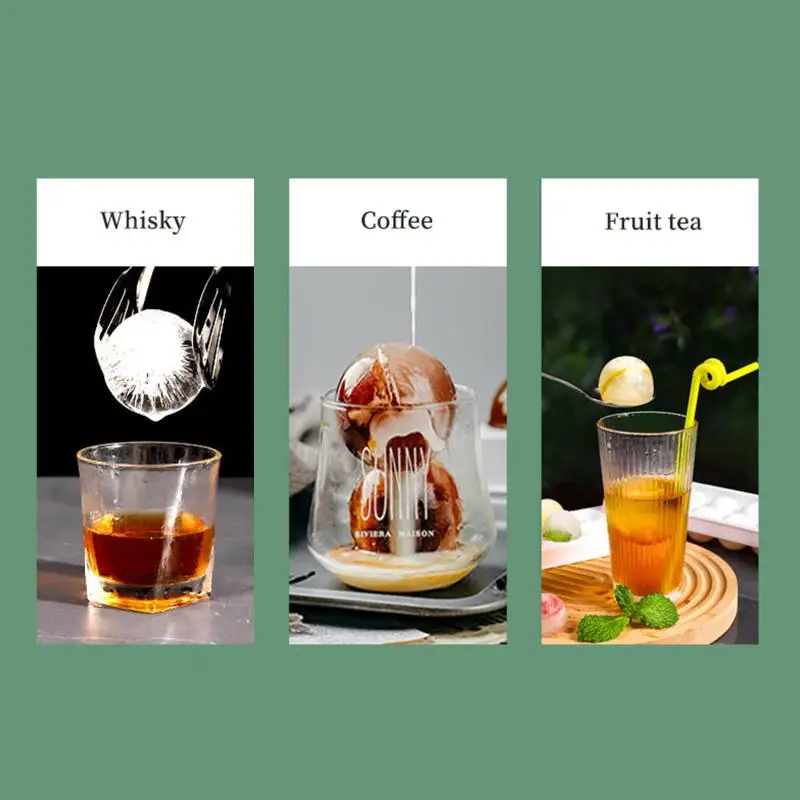 Creative Large Whiskey Ice Ball Mold, Food Grade, Household 