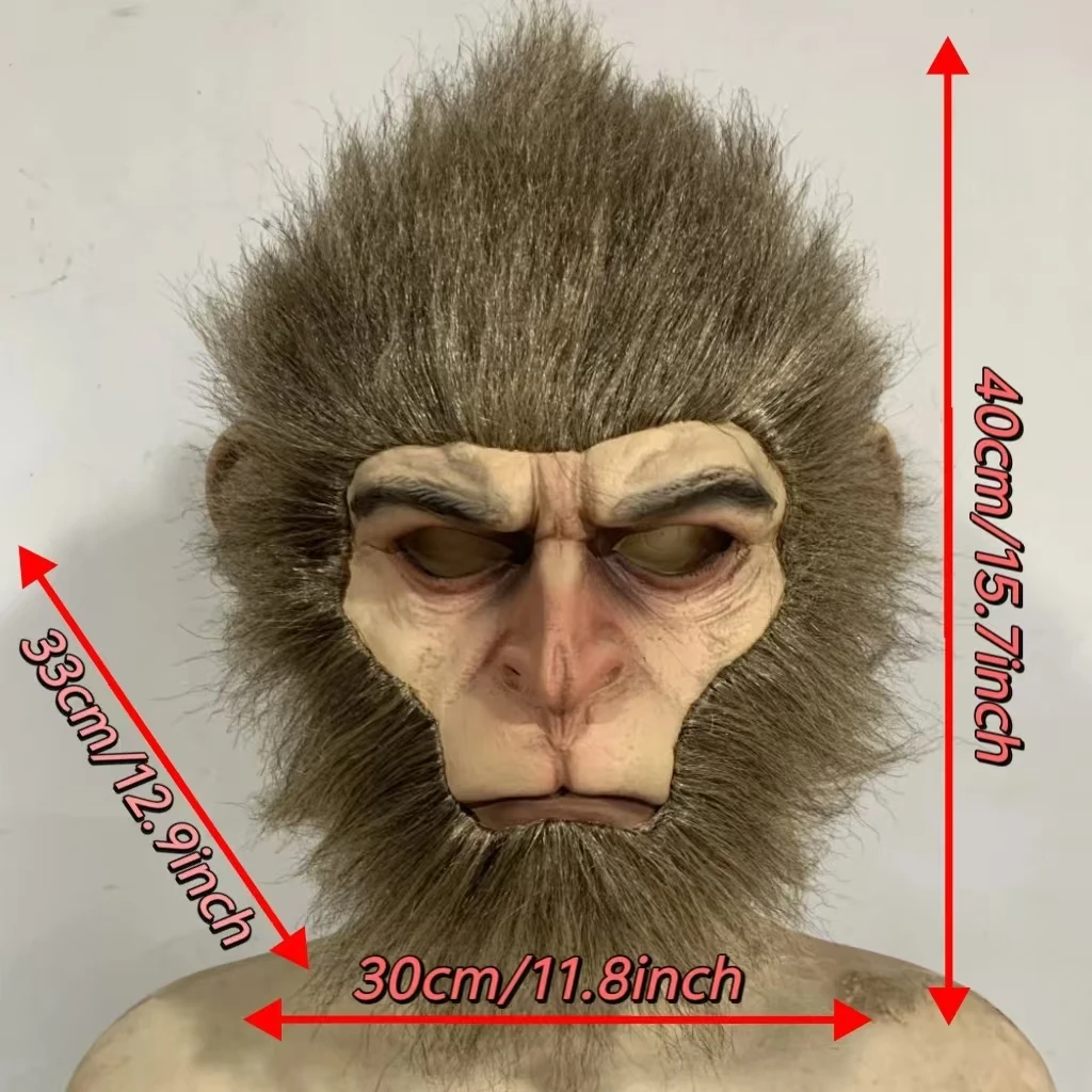 Black Myth WuKong Mask Mi Dao Ren Mask Cosplay Monkey King Qi Tian Da Sheng Anime Movie Accessories Halloween Costumes Party