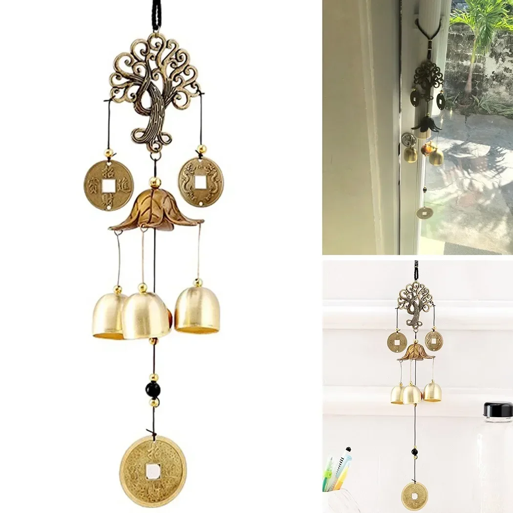 Large Wind Chimes Bells Tubes Bells Between Lovers Wind Chimes Money Tree Wind Chimes Bell Good Lucky Home Garddn  Decorations