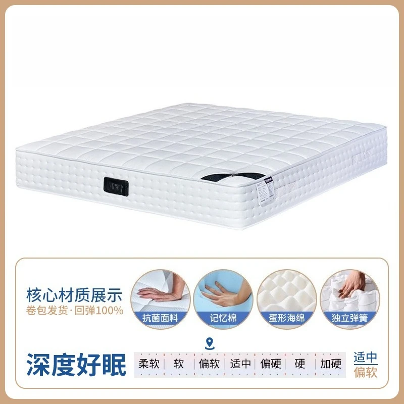 Compressione, materasso, casa, camera da letto, bambini, hotel, molle indipendenti, cotone memory, lattice