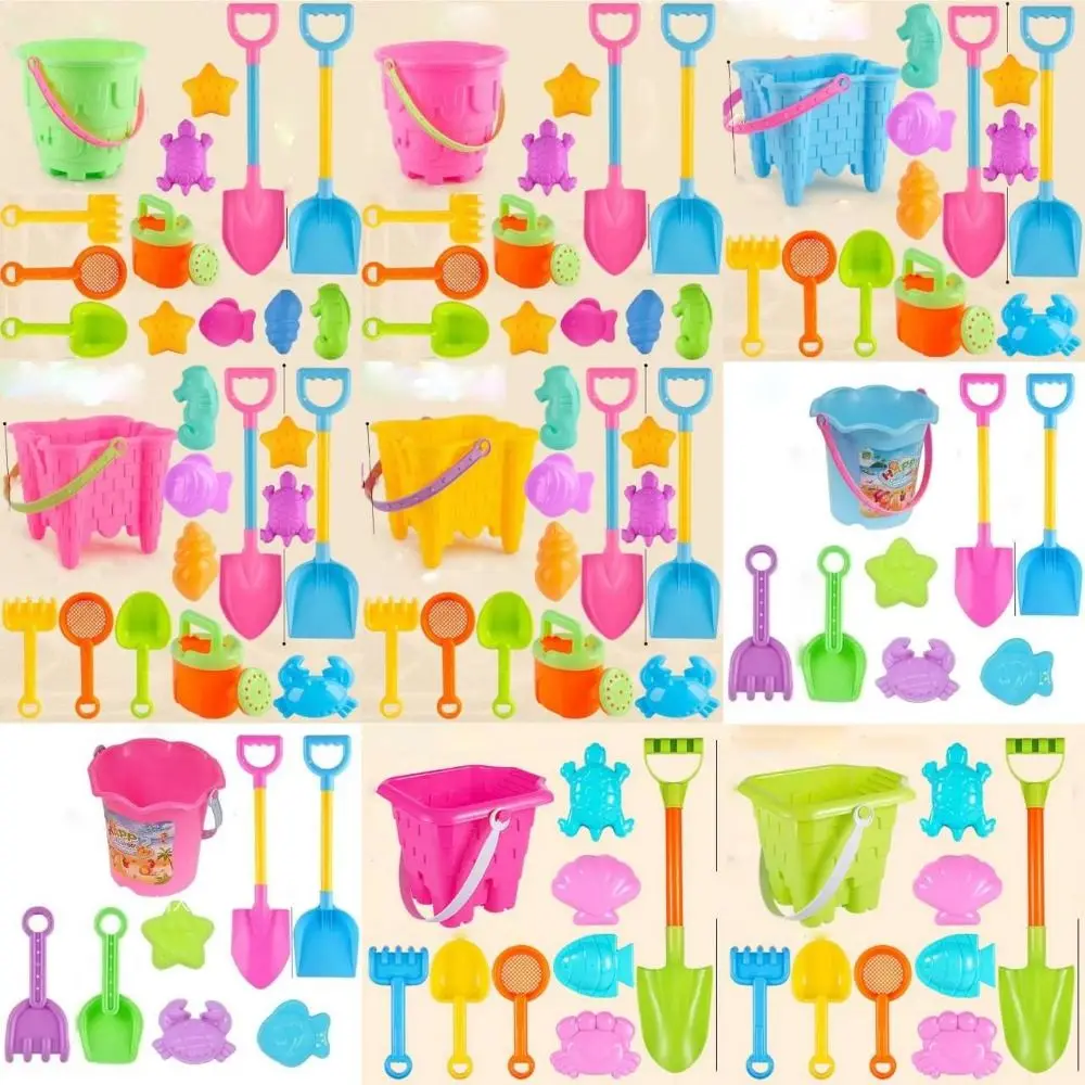 Set di giochi all'aperto da spiaggia genitore-figlio bollitore Seaside Beach Play Toys Beach Water Play Beach Bucket Toys Beach scavo Tool Toy