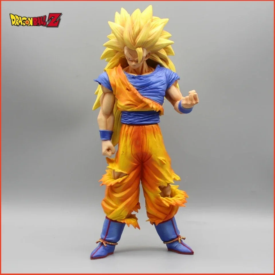 

Dragon Ball Z Goku Anime Figure Ssj3 Dbz Super Saiyan 3 Action Figure Statue Figurine 32cm Pvc Model Doll Collectible Gift Toys