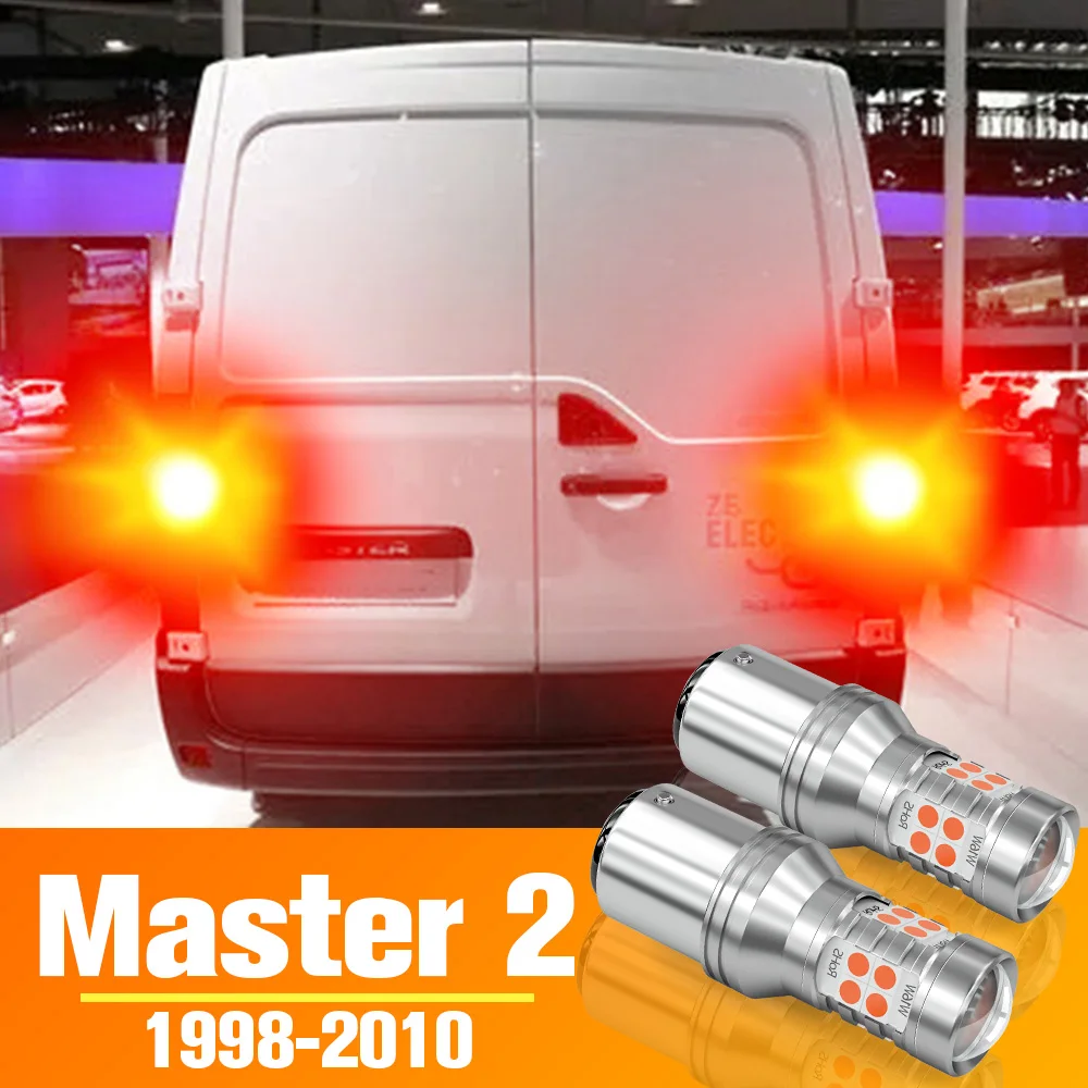

2pcs LED Brake Light For Renault Master 2 Accessories Bulb 1998 1999 2000 2001 2002 2003 2004 2005 2006 2007 2008 2009 2010