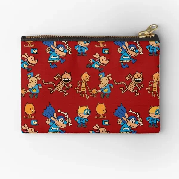 

Dog Man Petey Lil Petey Combo Set Pack Zipper Pouches Men Coin Bag Key Panties Pocket Money Small Underwear Pure Storage Socks